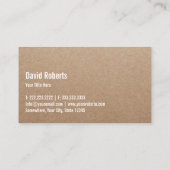 自動修理車の人素朴 名刺 (裏面)