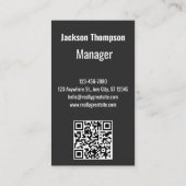 自動修理車&レンチレッド車の整備士 名刺 (裏面)