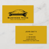 自動修理車&レンチロゴ車の整備士 名刺 (正面/裏面)