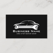 自動修理車&レンチロゴ車の整備士 名刺 (正面)