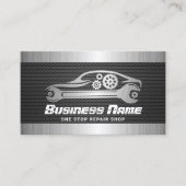 自動修理金属カーレンチプロフェッショナル整備士 名刺 (正面)