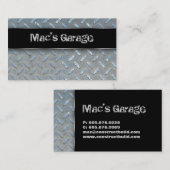 自動名刺の建設請負業者の金属 名刺 (正面/裏面)