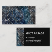 自動名刺建築契約者金属3 名刺 (正面/裏面)