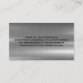 自動技術修復ロゴ |自動車サービス 名刺 (裏面)