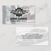 自動技車の術 | 整備士 名刺 (正面/裏面)
