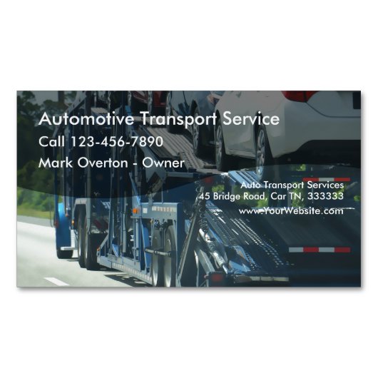 自動搬送 マグネット名刺 (正面)