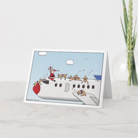 自動操縦クリスマスグリーティングカード シーズンカード (正面)