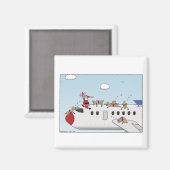自動操縦クリスマスマグネット マグネット (正面/裏面)