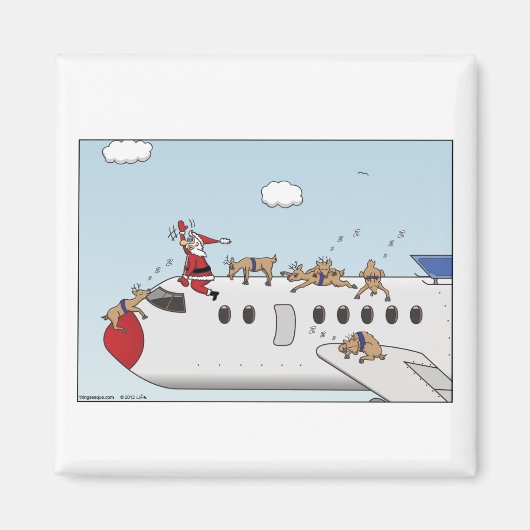 自動操縦クリスマスマグネット マグネット (正面)