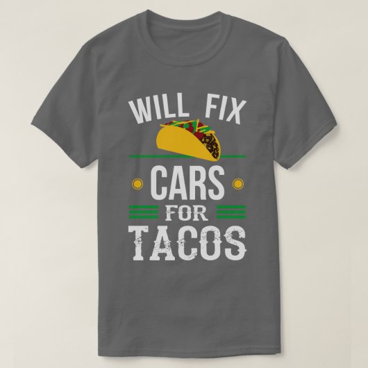 自動整備士おもしろいガレージフィックスs重量車Mec Tシャツ (デザイン正面)
