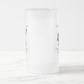 自動整備士でホーンを大きく フロストグラスビールジョッキ (中央)