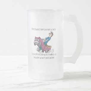 自動整備士でホーンを大きく フロストグラスビールジョッキ