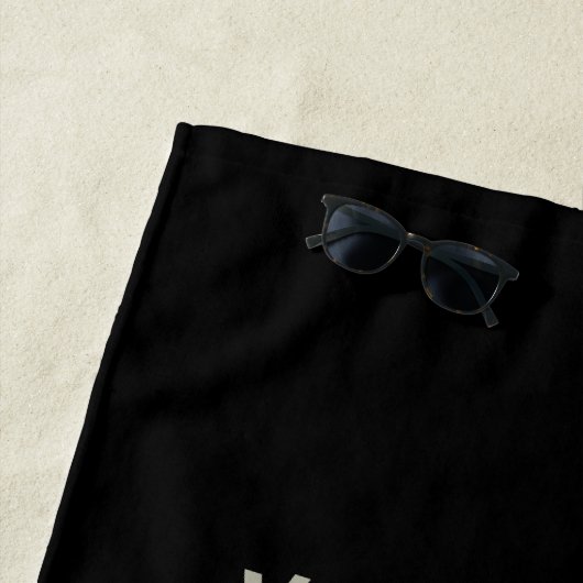 自動整備士パーソナライズされたガレージレトロ点火プラグ ビーチタオル (インサイチュ)