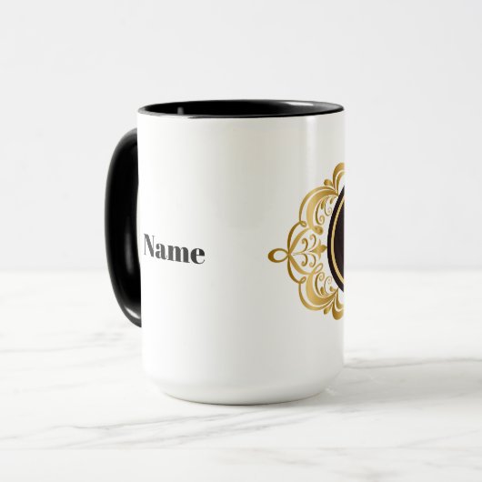 自動整備士ビクトリアンコーヒーマグ マグカップ (正面左)