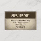 自動整備士名刺 名刺 (正面)