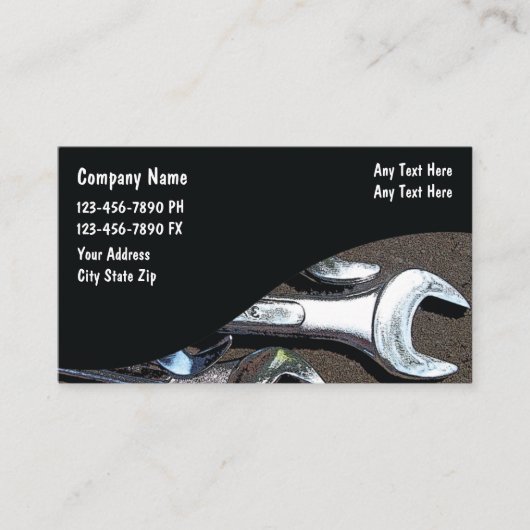 自動整備士名刺 名刺 (正面)