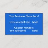 自動整備士名刺 名刺 (裏面)