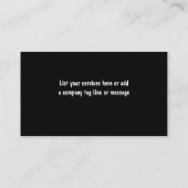 自動整備士名刺 名刺 (裏面)