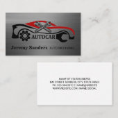 自動整備士技術 | レンチ 名刺 (正面/裏面)