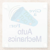 自動整備士 ガラスコースター (裏面)