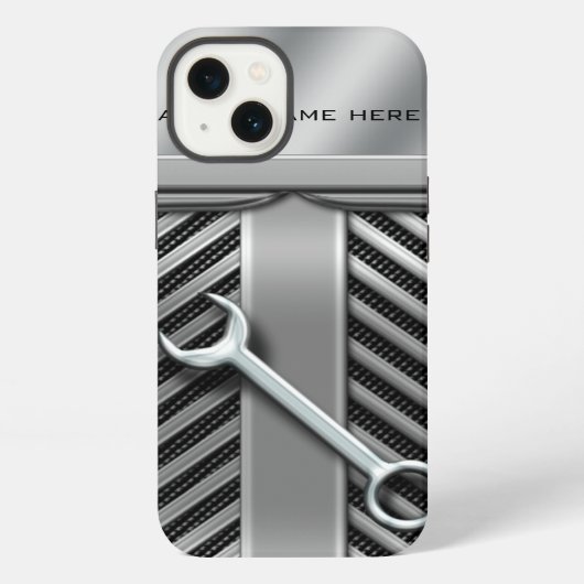 自動整備士 パーソナライズされた iPhoneケース (裏面)