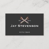 自動整備士/ホーム修復レンチ 名刺 (正面)