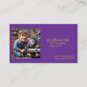 "自動整備士" 名刺 (正面)