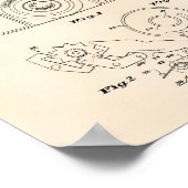 自動暴露1961特許美術古ピーパー ポスター (角)