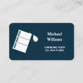 自動油変更 名刺 (正面)