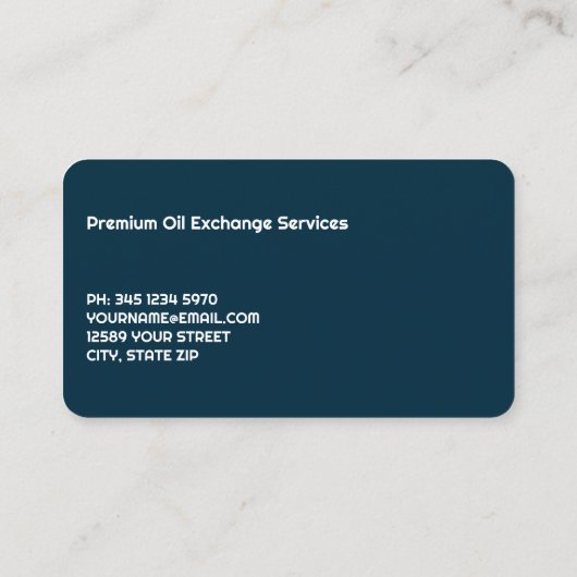 自動油変更 名刺 (裏面)