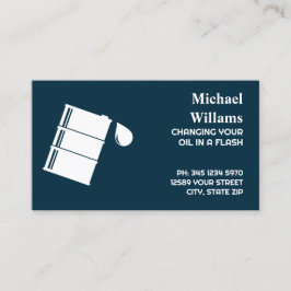 自動油変更 名刺