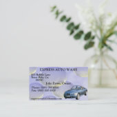 自動洗浄名刺 名刺 (スタンド正面)