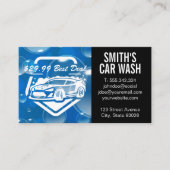 自動洗車ロゴ |シャボン玉 名刺 (正面)