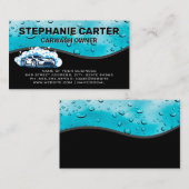 自動洗車水ビーズ 名刺 (正面/裏面)