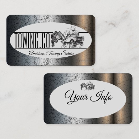 自動牽引名刺 名刺 (正面/裏面)