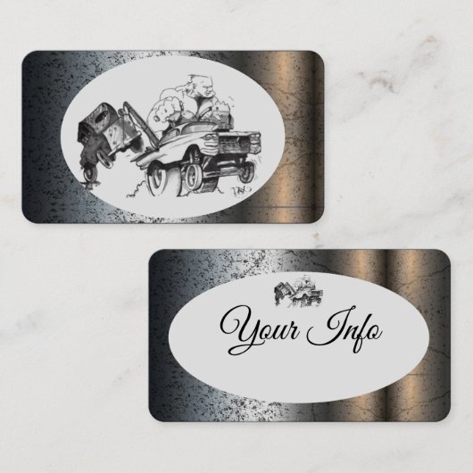 自動牽引名刺 名刺 (正面/裏面)