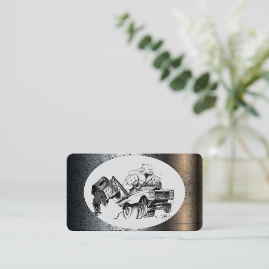 自動牽引名刺 名刺 (スタンド正面)