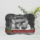 自動白黒ハッピーホリデーズツリーファンシー シーズンカード (スタンド正面)