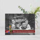 自動白黒フォト小妖精や小人と赤文字バンド シーズンカード (スタンド正面)