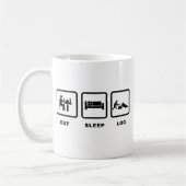 自動記録器 コーヒーマグカップ (左)
