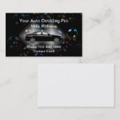 自動詳クール細洗車の名刺 名刺 (正面/裏面)