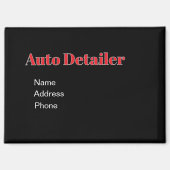 自動詳広告細のパーソナライト マグネット (正面)