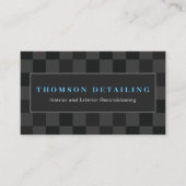 自動詳細および自動体修復 名刺 (正面)