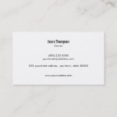 自動詳細と自動体の修市松模様に理 名刺 (裏面)