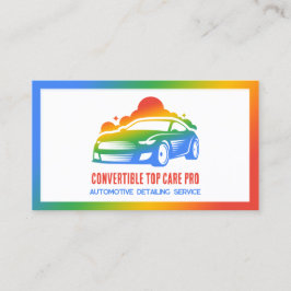 自動詳細カラフルカスタムQR 名刺