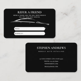 自動詳細クリーニング自動修復の参照カード 名刺