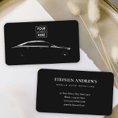 自動詳細クリーニング自動修復ビジネスロゴ 名刺