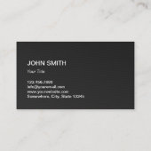 自動詳細化金属モノグラム車の自動車 名刺 (裏面)