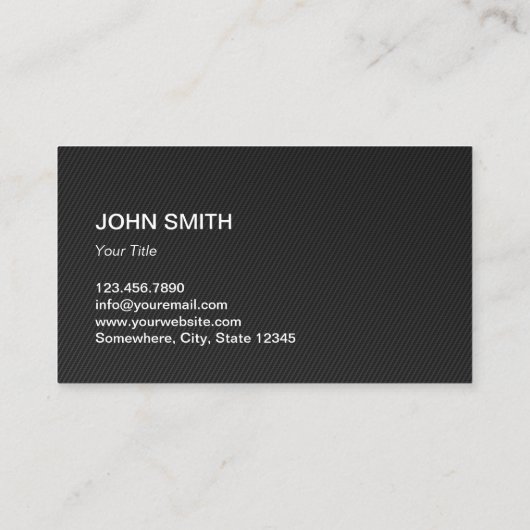 自動詳細化金属モノグラム車の自動車 名刺 (裏面)