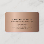 自動詳細機能、自動修復ロゴの名刺 名刺 (正面)